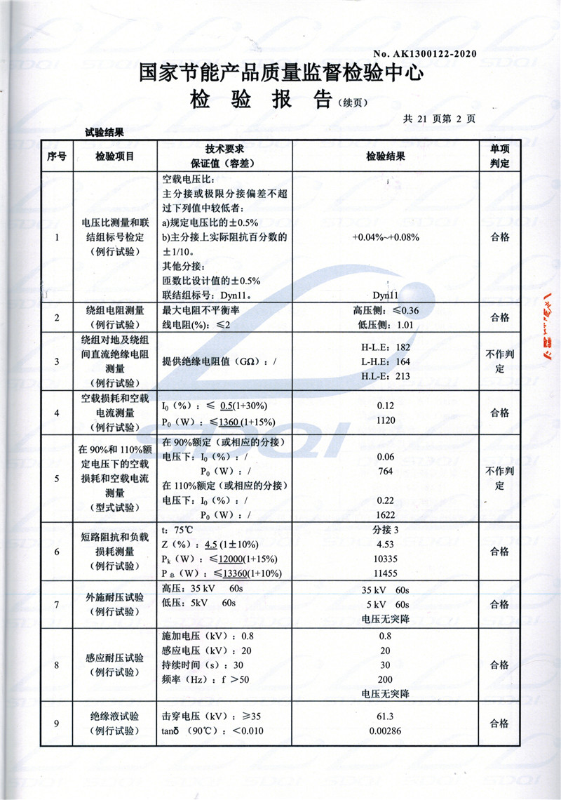 高低压试验报告-S11-1250文圣文圣文圣油浸式变压器-2.jpg